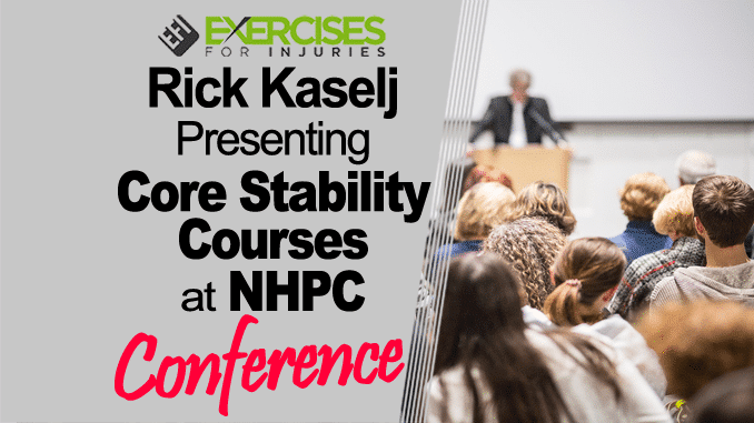 Rick Kaselj Presenting Core Stability Courses at NHPC Conference copy
