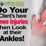 Do Your Client’s Have Knee Injuries?  Then Look at their Ankles! (Eric Cressey)