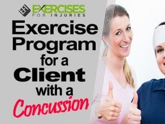 Exercise Program for a Client with a Concussion