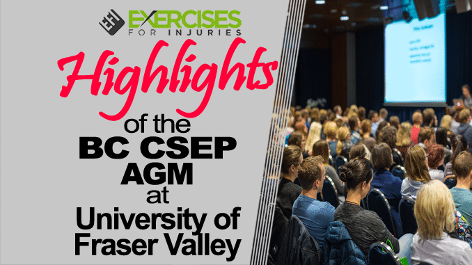 Highlights of the BC CSEP AGM at UFV