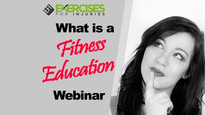 What is a Fitness Education Webinar