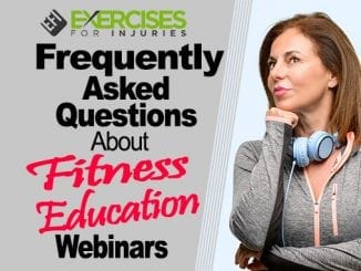 Frequently Asked Questions About Fitness Education Webinars