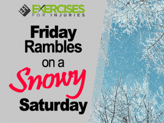 Friday Rambles on a Snowy Saturday