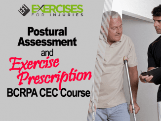 Postural Assessment and Exercise Prescription BCRPA CEC Course