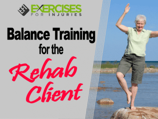 Balance Training for the Rehab Client