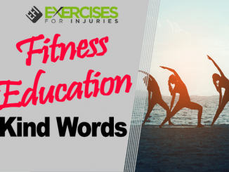 Fitness Education Kind Words