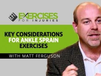 Key Considerations for Ankle Sprain Exercises with Matt Ferguson