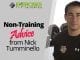 Non-Training Advice from Nick Tumminello