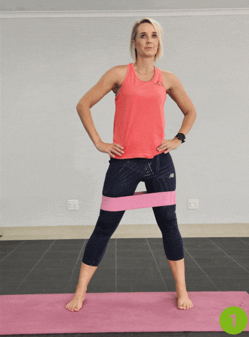 Band Side Steps - Hip Imbalances Rehab Exercises
