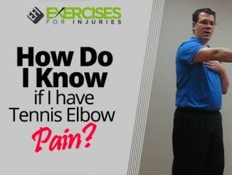 How Do I Know if I have Tennis Elbow Pain