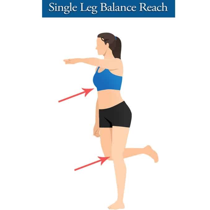 Single Leg Balance Reach - Injury Prevention Exercises