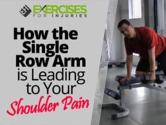 How the Single Row Arm is Leading to Your Shoulder Pain