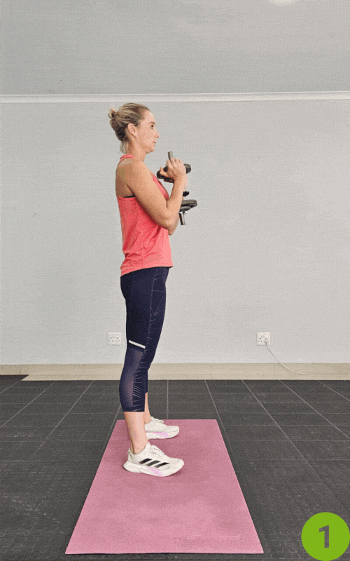 The Goblet Squat- strength training for runners