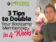 3 Tips to Double Your Bootcamp Membership in 4 Weeks