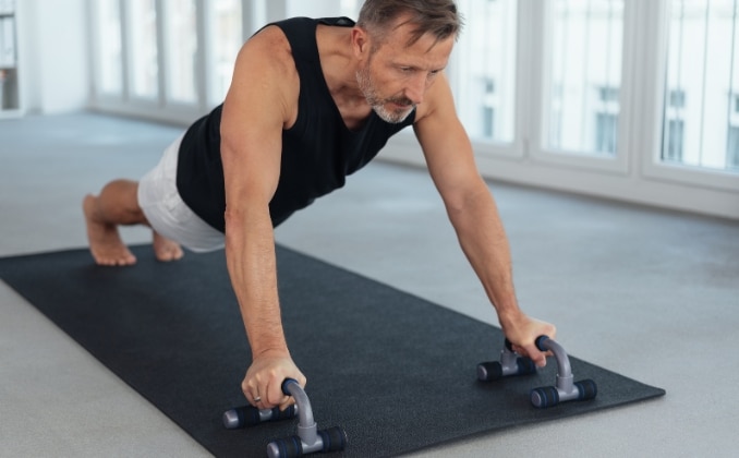 Use of Push-Up Handles or Parallettes