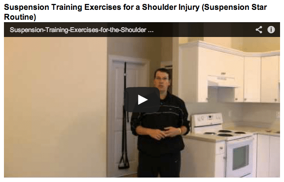 Suspension Training Exercises for a Shoulder Injury