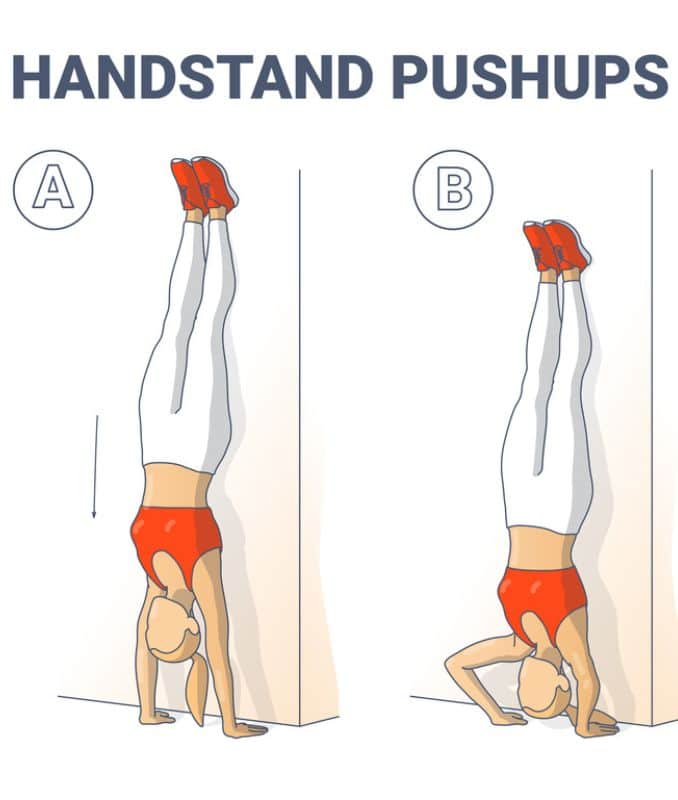 How to Do a Handstand Push-Up (Wall-Assisted)