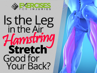 Is the Leg in the Air Hamstring Stretch Good for Your Back