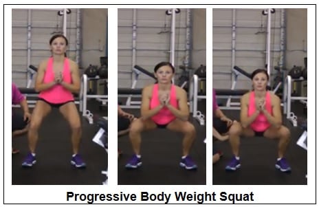 Progressive Bodyweight Squat