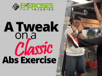 A Tweak on a Classic Abs Exercise