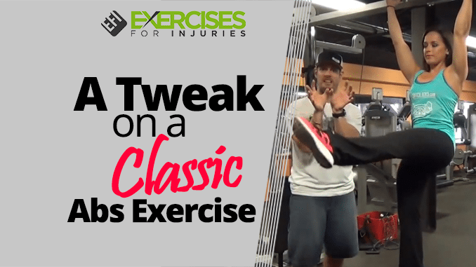 A Tweak on a Classic Abs Exercise