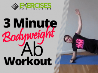 3 Minute Bodyweight Ab Workout