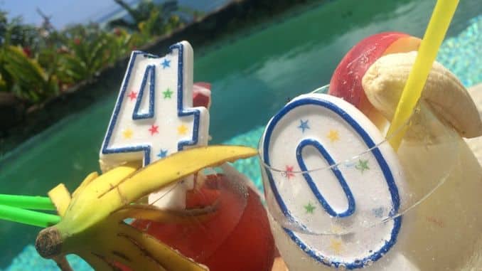40th Happy Birthday Drinks
