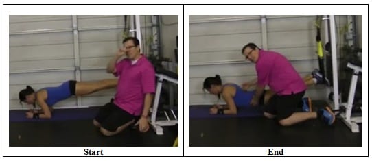 Suspension Training Plank Exercise (wrong position)