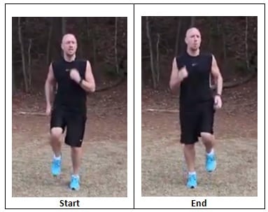 Running in Place (warm up pace)