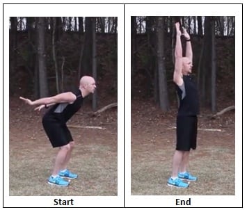 Total Body Extension (sprinting pace)