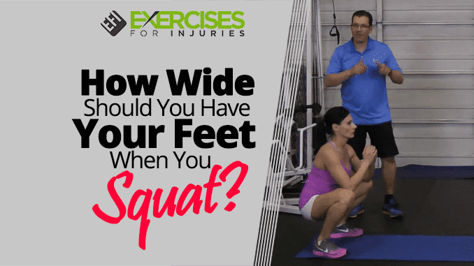 How Wide Should You Have Your Feet When You Squat