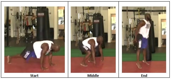 Burpee Thrusters Combat Finisher Workout