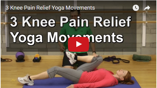 YT vid - 3 Knee Pain Relief Yoga Movements - Exercises For Injuries