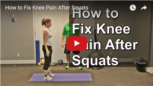 YT vid - How to Fix Knee Pain After Squats - Exercises For Injuries