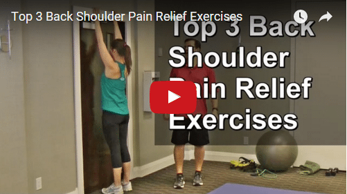 YT vid - Top 3 Back Shoulder Pain Relief Exercises - Exercises For Injuries