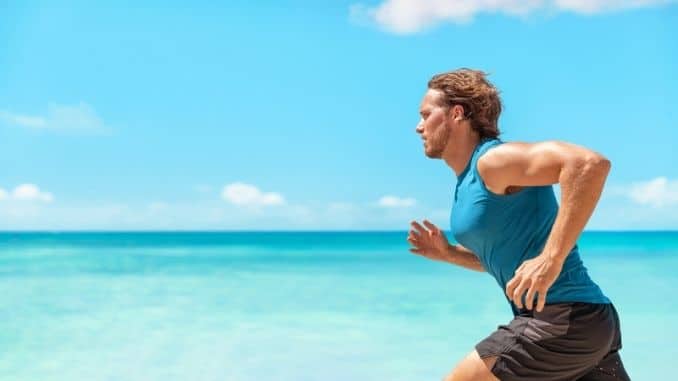 training cardio beach running