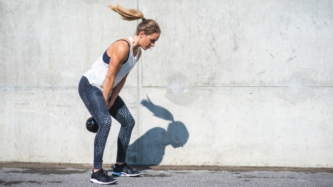 Double Kettlebell Clean and Press