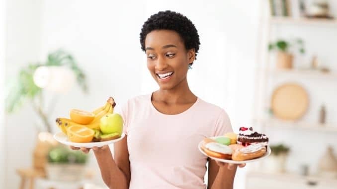 woman-fruits and desserts