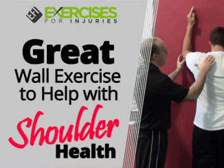Great Wall Exercise to Help with Shoulder Health