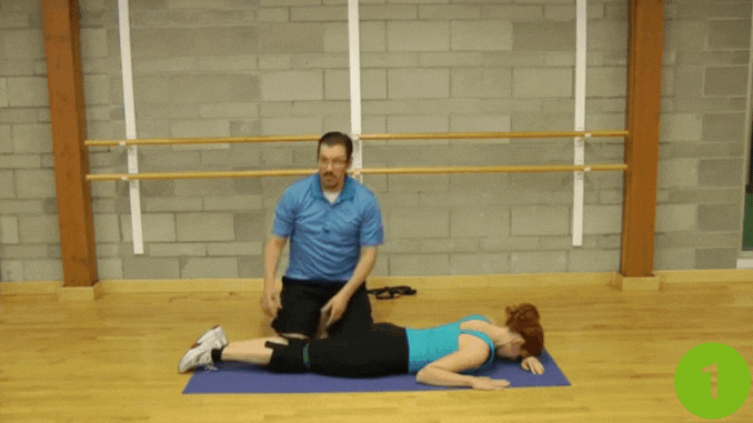 Prone Hip Extension with Resistance bandGlute max exercises