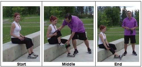 Knee Range of Motion Exercise