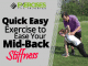 Quick Easy Exercise to Ease Your Mid-Back Stiffness
