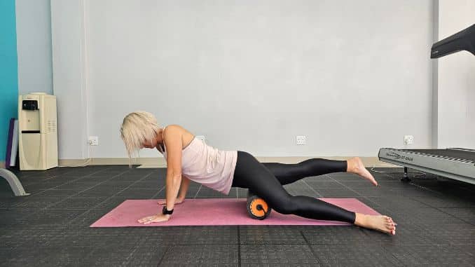 Foam Rolling the Hip Flexors - foam roller exercises for hips and glutes