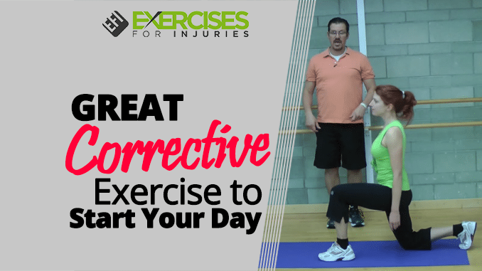 GREAT Corrective Exercise to Start Your Day