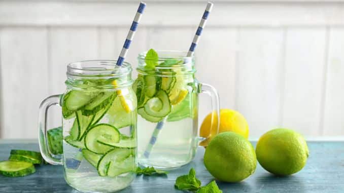 Lemon Cucumber Refresher - Juice Recipes For Weight Loss