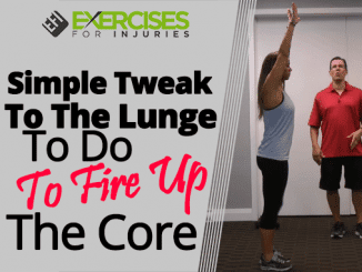 Simple Tweak To The Lunge To Fire Up The Core