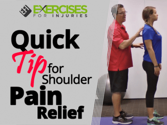 Quick Tip for Shoulder Pain Relief