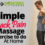Simple Back Pain Massage Exercise to do At Home