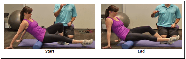 Gluteus Maximus Foam Rolling - What To Do About Hip Pain When Squatting