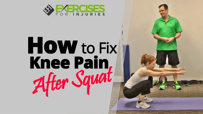 How to Fix Knee Pain After Squat